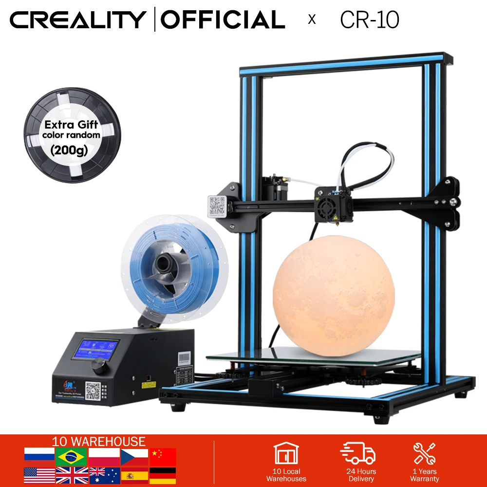 CREALITY 3D CR-10/CR-10S/CR-10 S4/CR-10 S5 3D-принтеры дополнительно полу комплект Алюминий с