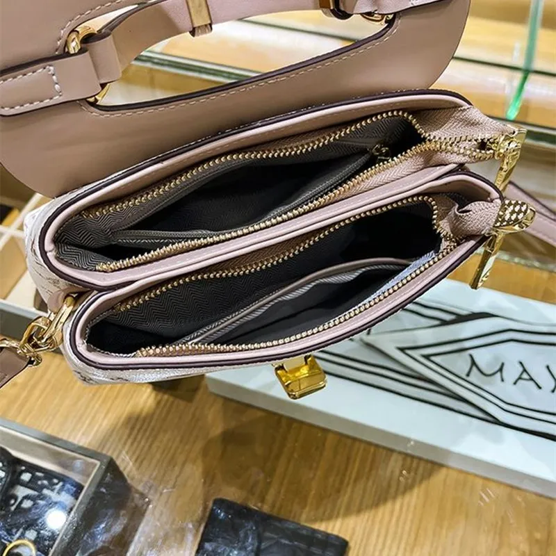 

Real Lerther 2021 New Fashion Hand-held Ladies Printed Messenger Shoulder Bag Crossbody Bags for Women Luxury Brand Handbags Gg