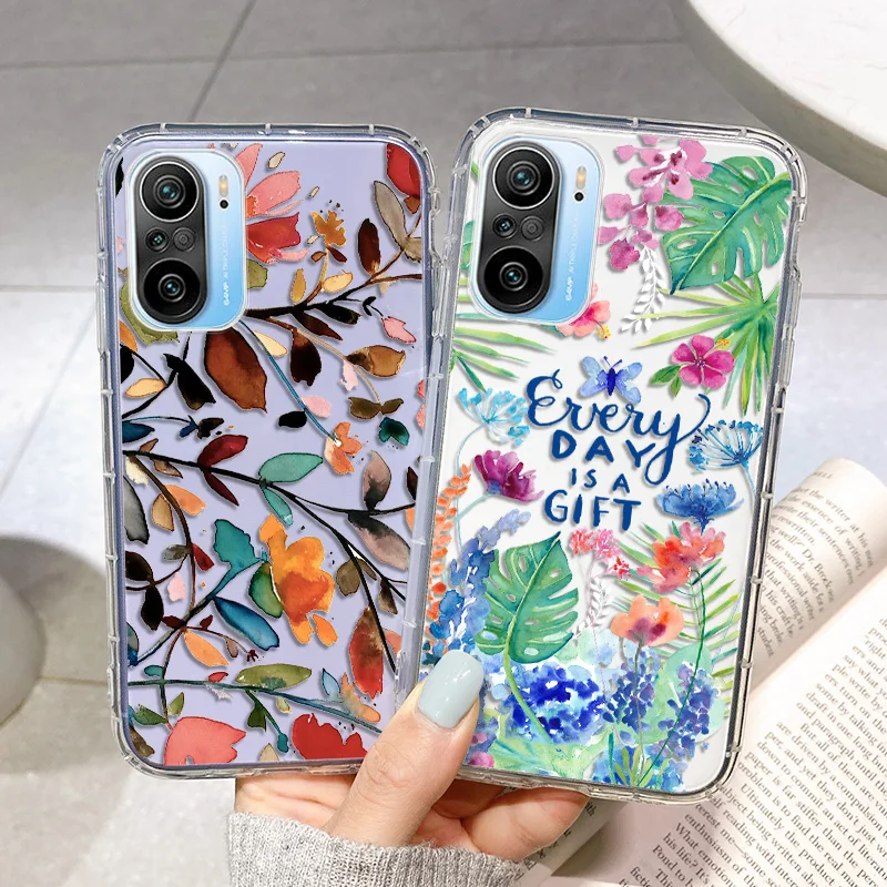 

Redmi 9A Case For Xiaomi Redmi 9C NFC Fundas Redmi9 8A 7A 8 9i 10X K20 K40 Pro 9 7 Soft Silicone Phone Covers Flower Clear Cases