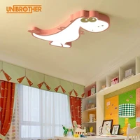 cartoon dinosaur led warm children room ceiling light intelligent control light color variable ceiling chandelier children room
