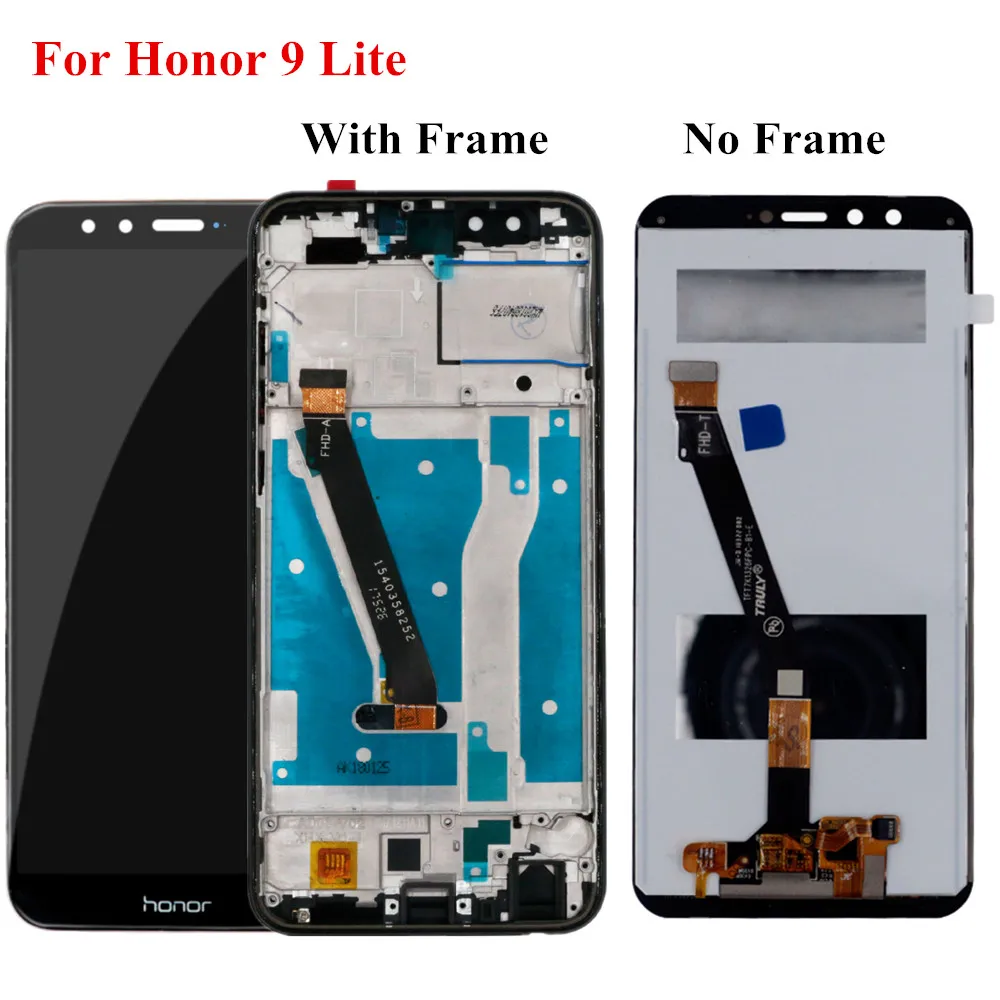 Жк дисплей 5 65 дюйма для Huawei Honor 9 lite жк сенсорный экран дигитайзер сборка рамка