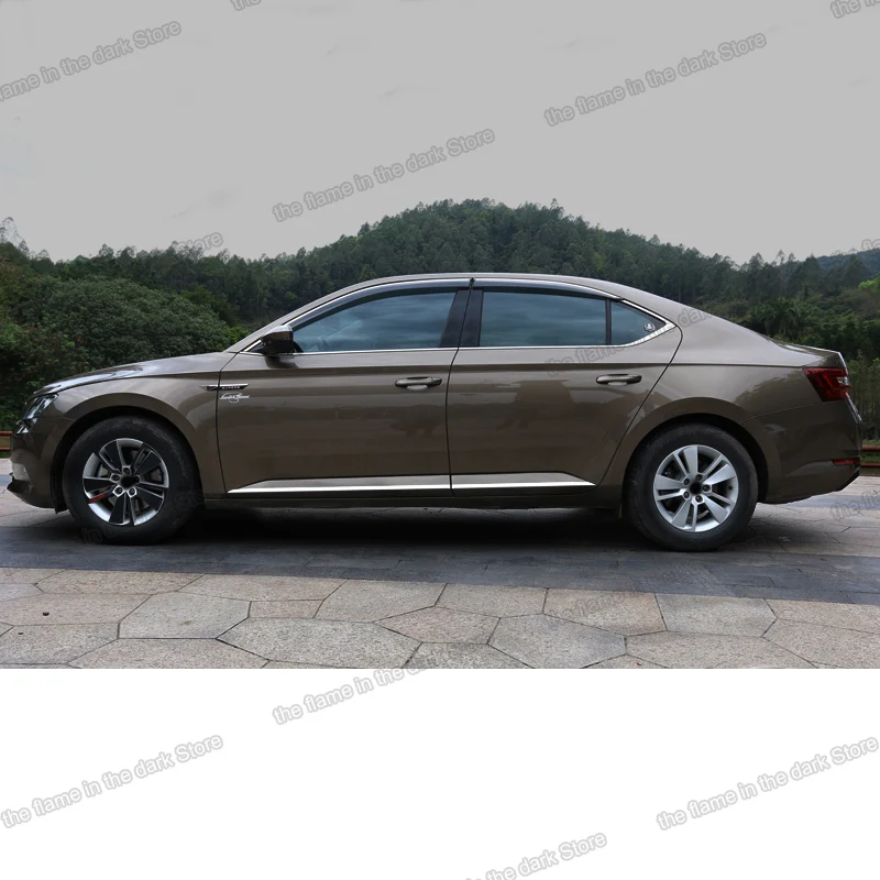 Lsrtw2017 кромкооблицовочная полоса автомобильной двери для Skoda Superb Octavia A7 2015 2016 2017 2018