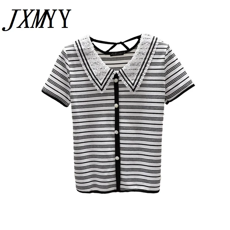 

AUYIYI Fashion Plus Size Women's 2021 Summer New Style Comfortable Short-Sleeved T-Shirt Outer Wear Casual Loose Top Trend