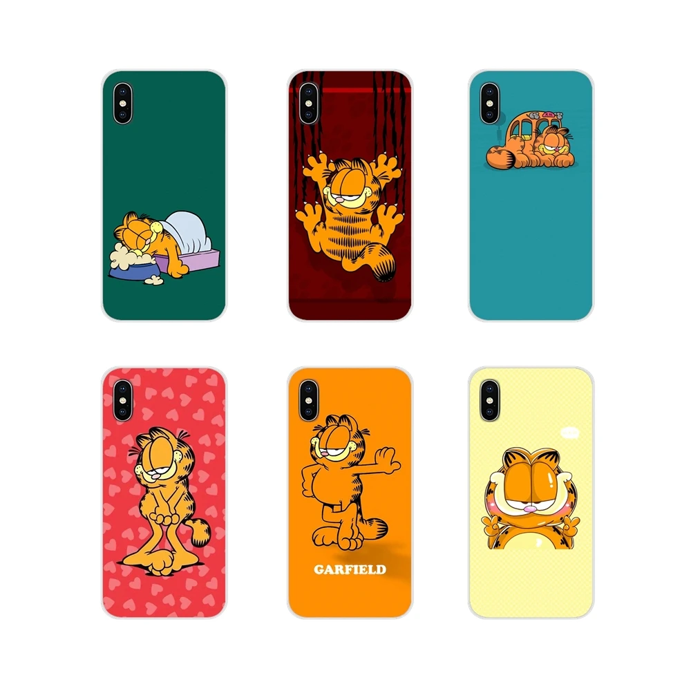 Мультяшный чехол Garfield для Xiaomi Redmi 4A S2 Note 3 3S 4 4X 5 Plus 6 7 6A Pro Pocophone F1 аксессуары чехлы