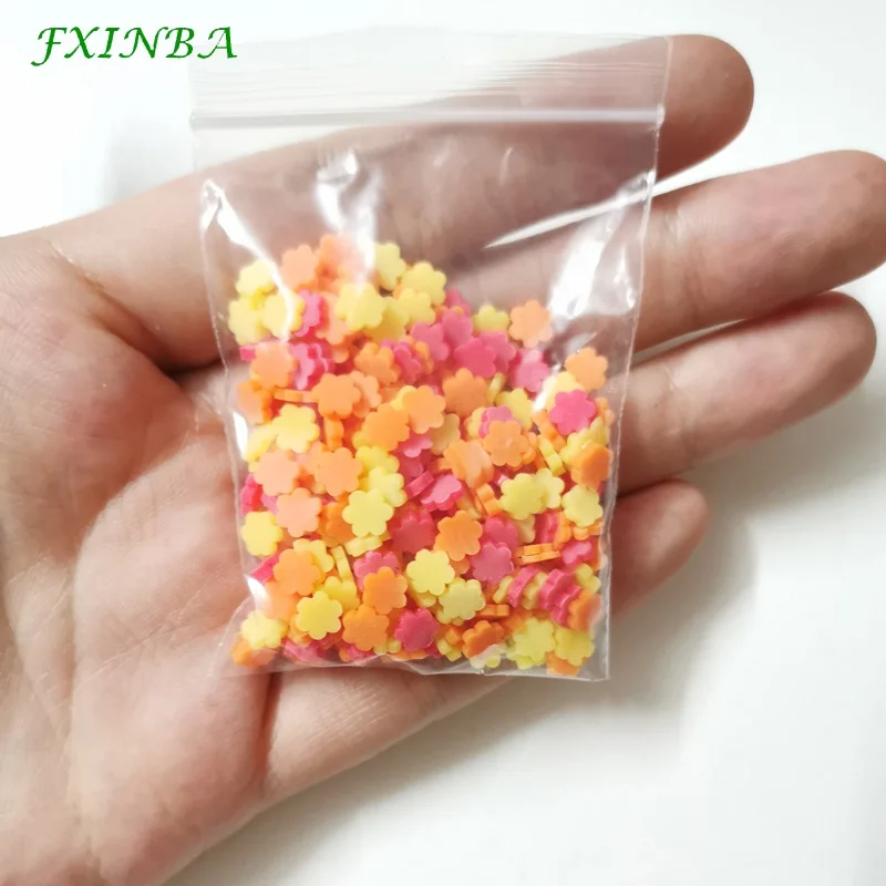 FXINBA 10 г Fimo амулеты дополнение разбрызгивает слизь наполнитель пушистая клейкая масса Игрушки слизь Поставки аксессуары глина DIY ломтики торта десерт