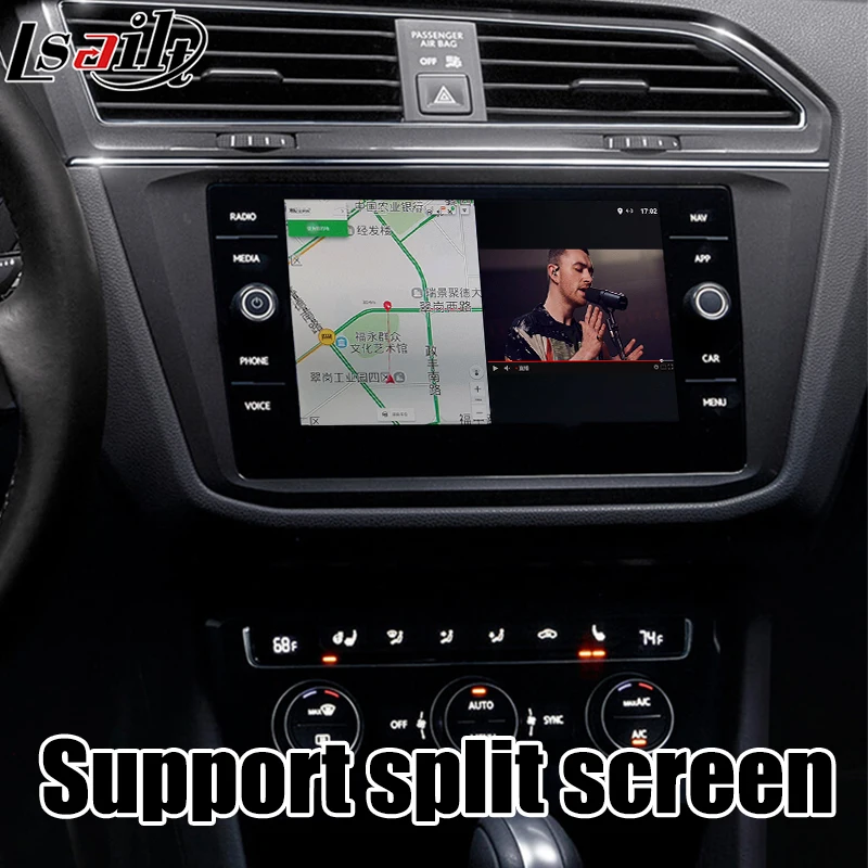 Подключи и работай Android 9 0 gps навигация видеоинтерфейс carpaly для Tiguan/Atlas/Seat 2014 19 лет