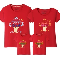 parent child clothing fashion family tree print kids t shirt mommy and me clothes mother daughter father family matching outfits
