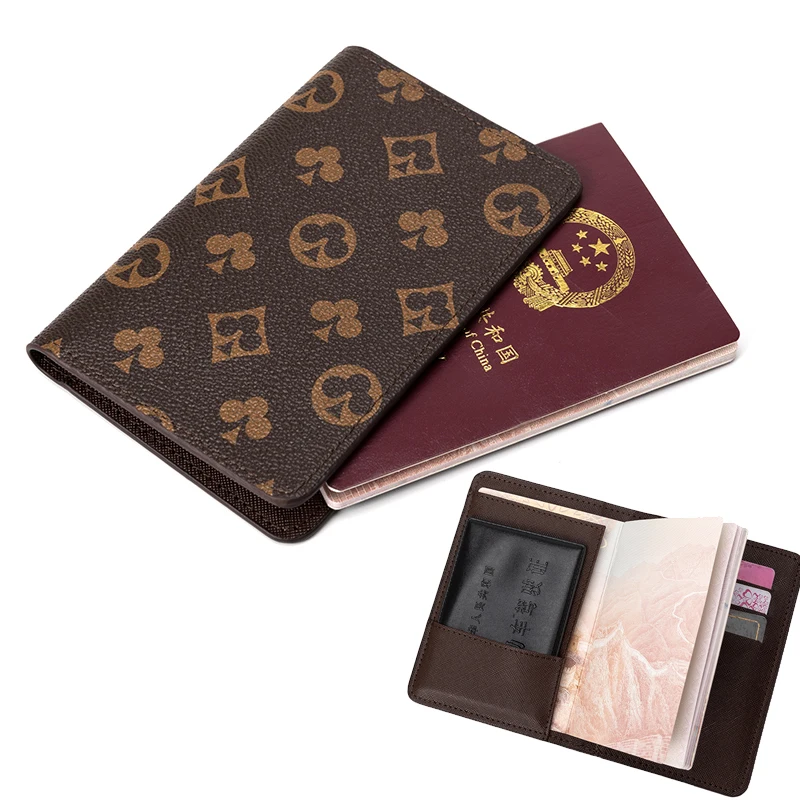 

Brand Passport Protective Cover Card Bags Wallet Purse Ticket Storage Bag Printing Driver's License Card holder Passport holder