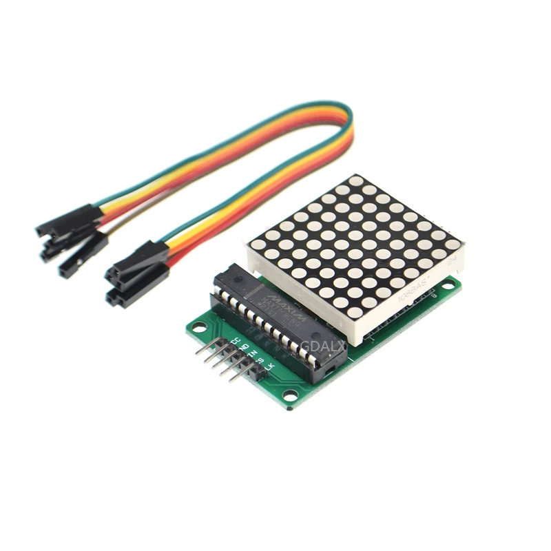 Модуль управления светодиодным дисплеем 8x8 8*8 MAX7219 для Arduino интерфейсный модуль 5 В