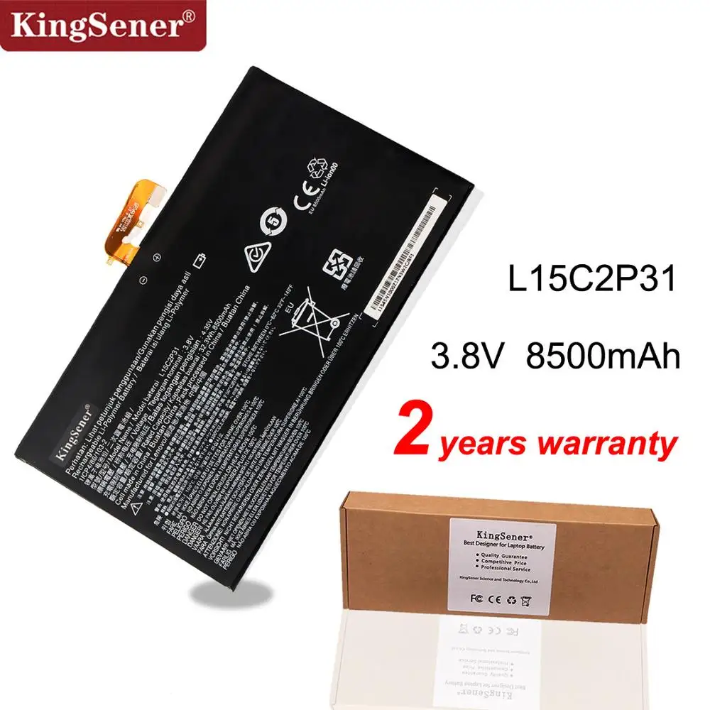 

Kingsener L15C2P31 8500mAh Laptop Battery For Lenovo Yoga Book YB1-X91F X91L X91X YB1-X90F YB1-X90L Series Tablet Battery