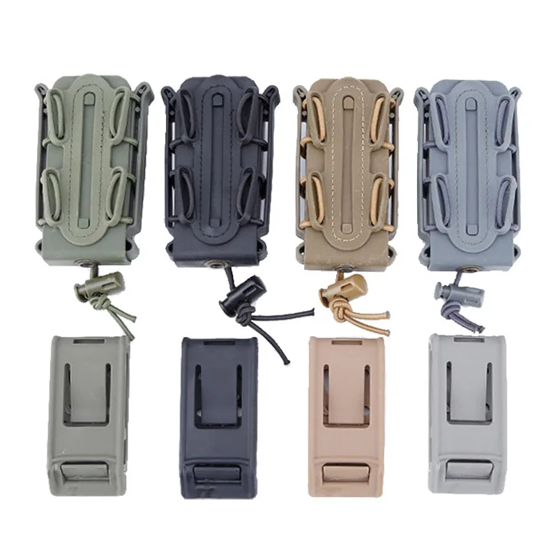 

9mm Tactical Molle Waist Belt Magazine Pouches Military Shooting Belt Clip Mag Pouch Outdoor Hunting CS Pistol Rifle Cartridge