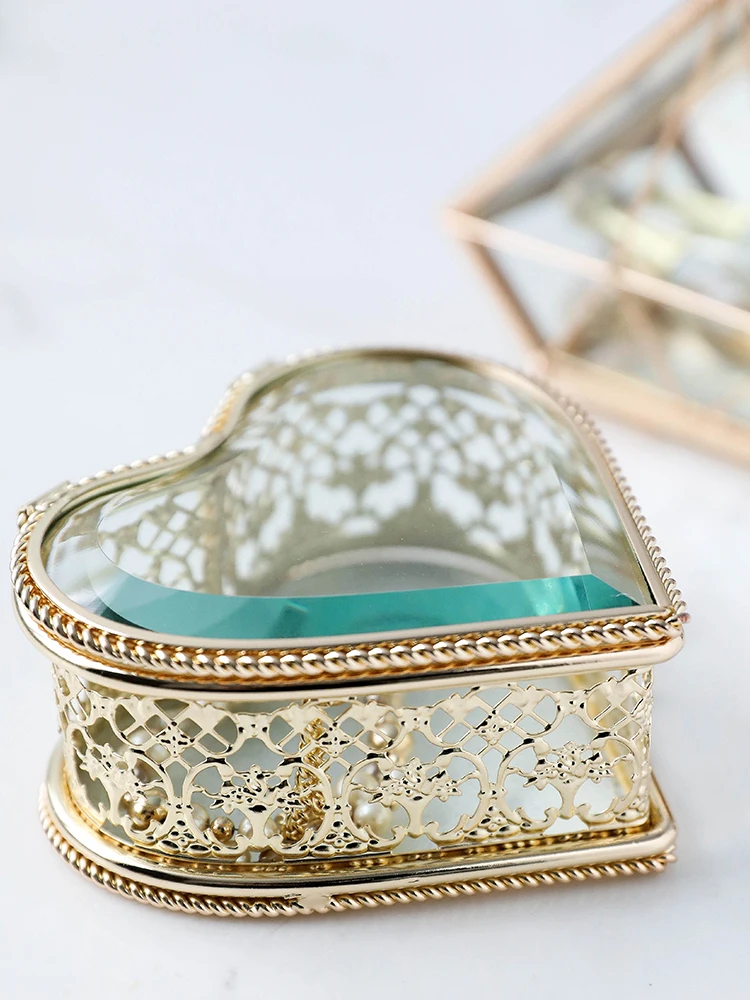 Шкатулка для ювелирных украшений в европейском стиле Ins креативная маленькая