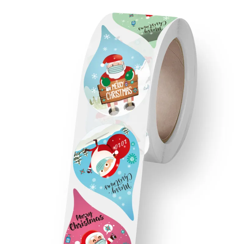 500 шт. рождественские этикетки наклейки украшения для скрапбукинга детей подарок