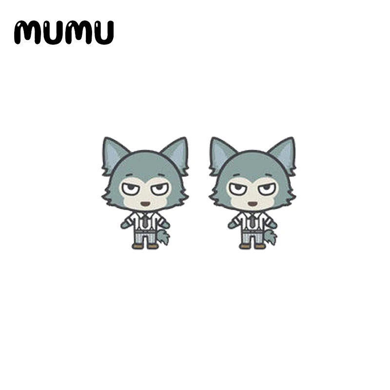 2020 New Beastars Anime Stud Earring Haru Legosi Resin Epoxy Handmade Jewelrys | Earrings