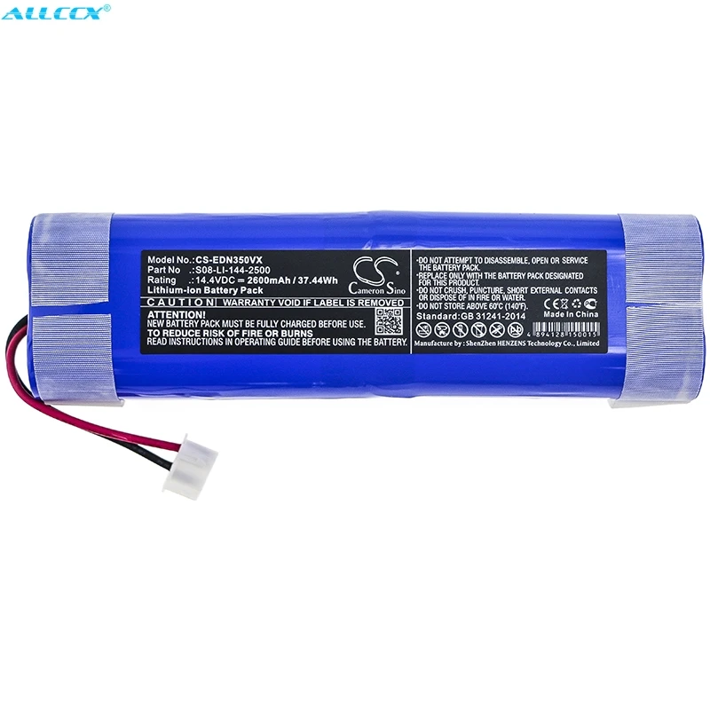 S08 LI 144 2500 батареи Cameron Sino 2600mAh Для Ecovacs Deebot DJ35 DJ36 DK35 DK36 DK520 DN520 DN55|Цифровые