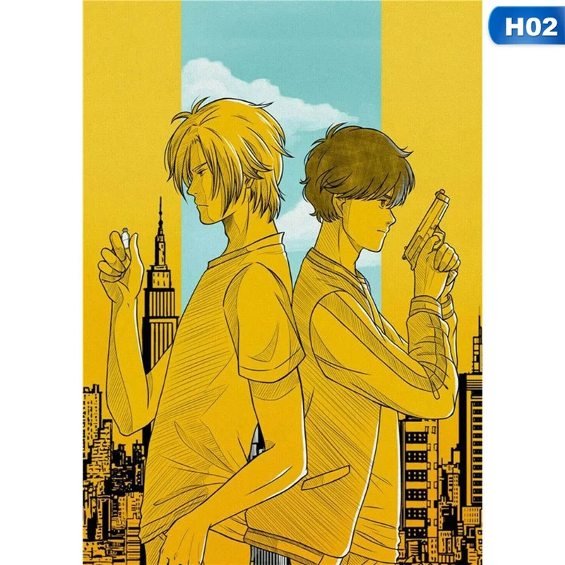 

Anime Banana Fish Poster Ash Lynx Poster and Prints Living Room Modern Style Paper Painting A3 29x42cm Posters Aesthetic Modern