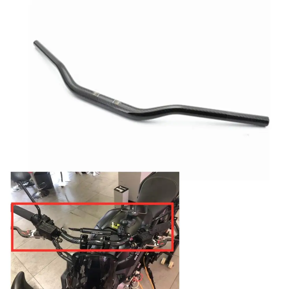 Мотоциклетный руль 28 мм 72 см выхлопной трубы из углеродного волокна для Xmax 300 KTM Duke