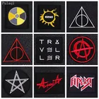 Патч Pulaqi металлический, вышитые патчи для одежды, нашивки в стиле хиппи, черный, панк, нашивки в стиле рок-н-ролл