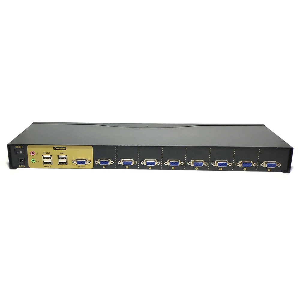 Charmvision UVK801A 8 шт. USB VGA 3 5 мм аудио KVM-переключатель с клавиатурой Hot-key Auto