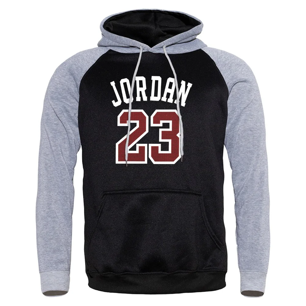 Горячая Распродажа Осень Зима Jordan 23 с капюшоном реглан Мужская Уличная Повседневная Толстовка Мужская хип-хоп спортивная одежда