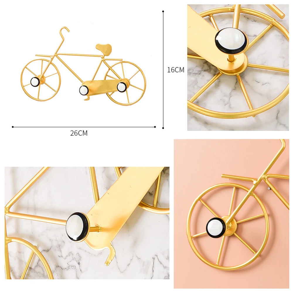 

Nordic Ins Sundries Hook Decoration Hallway Coat Hat Storage Bicycle Wall Hanging Creative Hook Household Key Holder Wall Decor