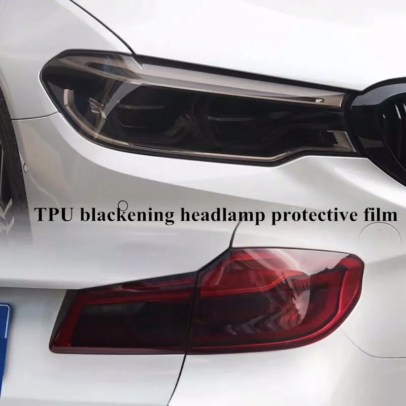 Автомобильные наклейки для BMW G30 G38 черные прозрачные защитные из ТПУ Защитная