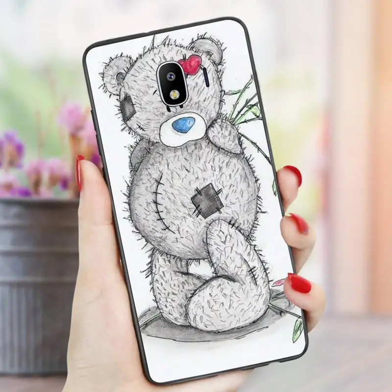 

Cute Tatty Teddy Phone Case For Samsung S6 S7 S8 S9 S10 E S20 Edge plus lite 2019 Black soft nax fundas cover