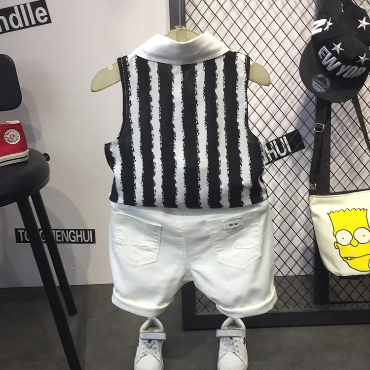 2 шт. летняя футболка и шорты для мальчиков на возраст 2-7 лет |