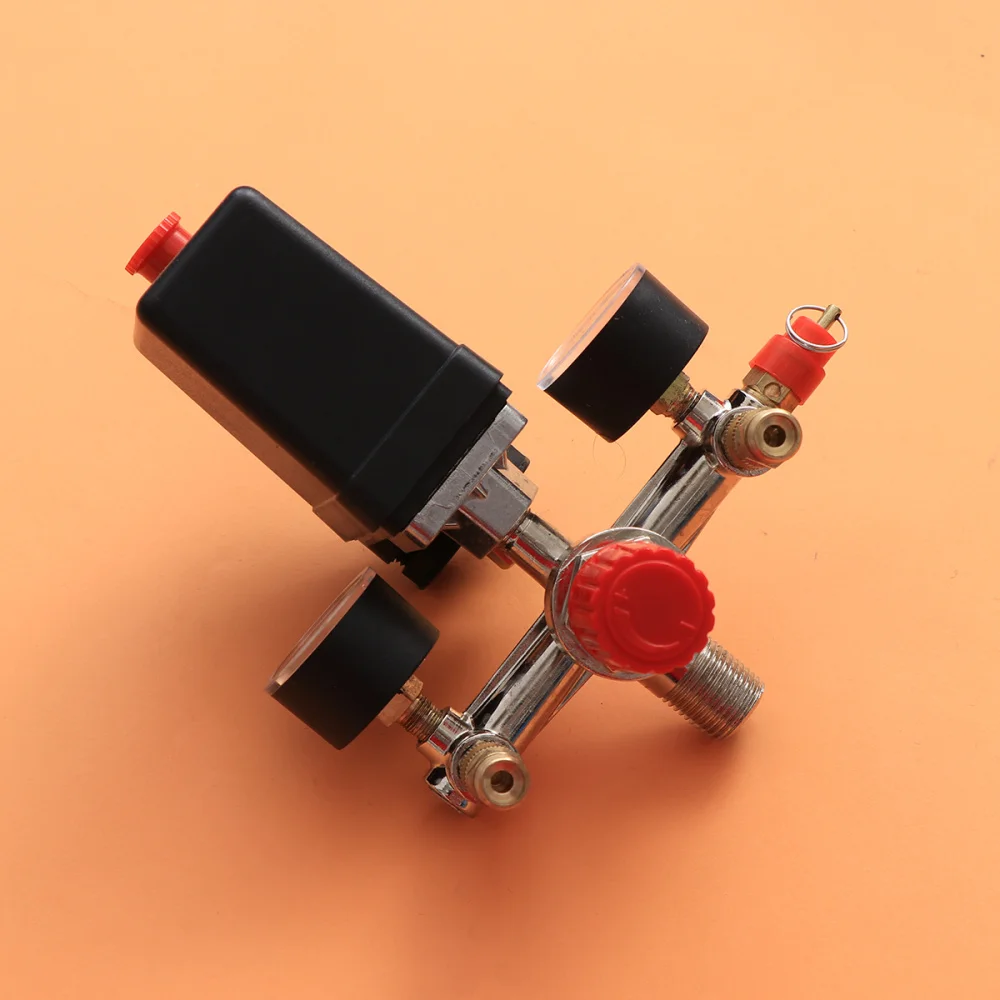 

Air Compressor Pump Pressure Switch Control with Gauges Regulator