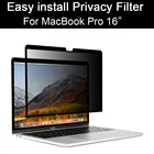 Для 2019 2020 Новый MacBook Pro Touch Bar Touch ID 16 дюймов фильтр для конфиденциальности Защитная пленка