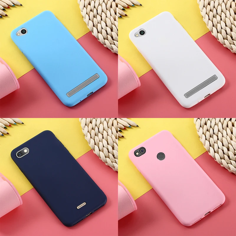 Чехол TRISEOLY для Xiaomi Redmi 6A чехол Xiomi 5A 4A 4X чехлы простой однотонный Мягкий