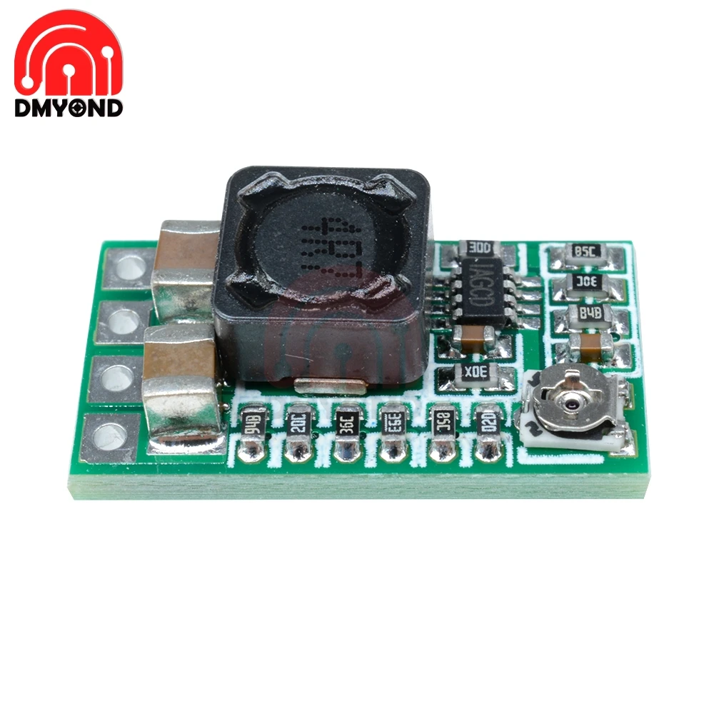 Понижающий мини модуль 12 В 24 в 5 3 А зеленый конвертер Регулируемый понижающий на 97