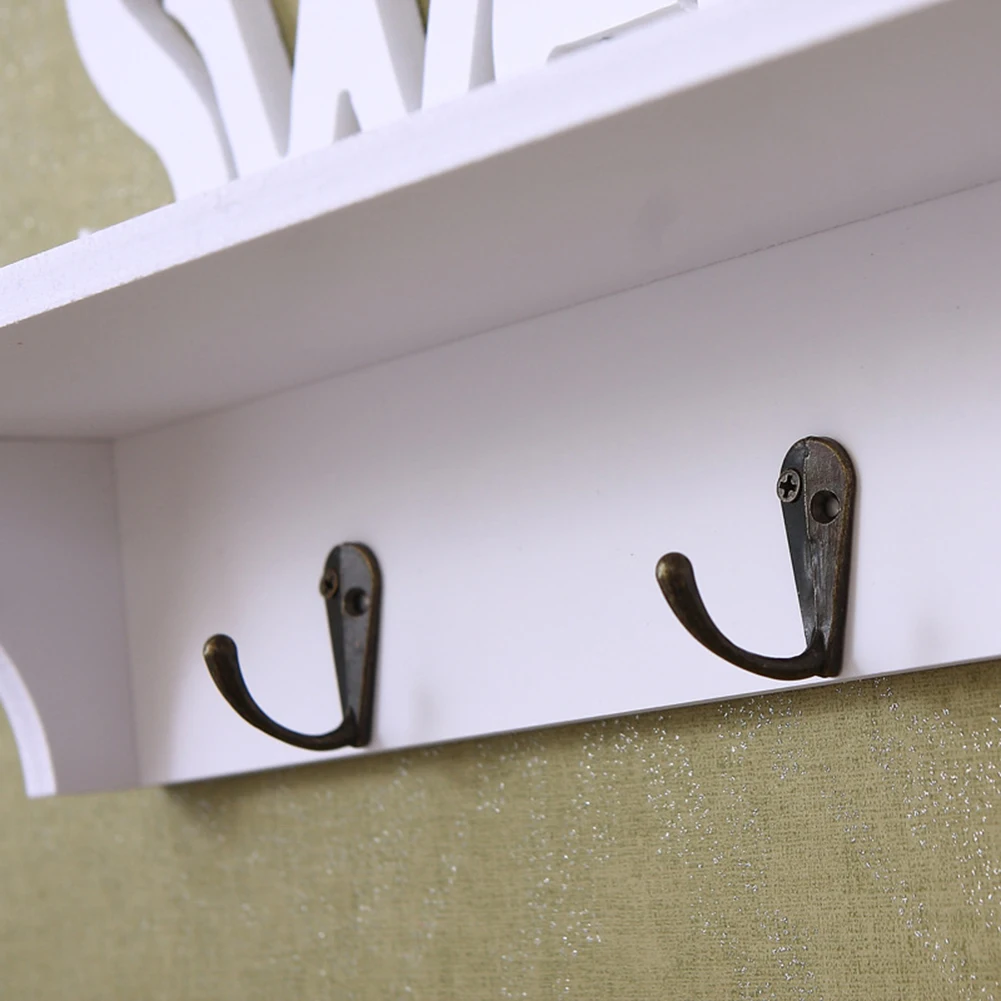 Деревянная настенная подставка сделай сам милые домашние крючки для хранения