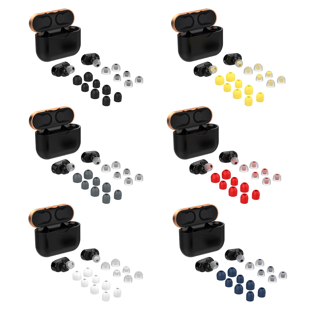 Силиконовая Водонепроницаемая Крышка для наушников-вкладышей сменная заглушка