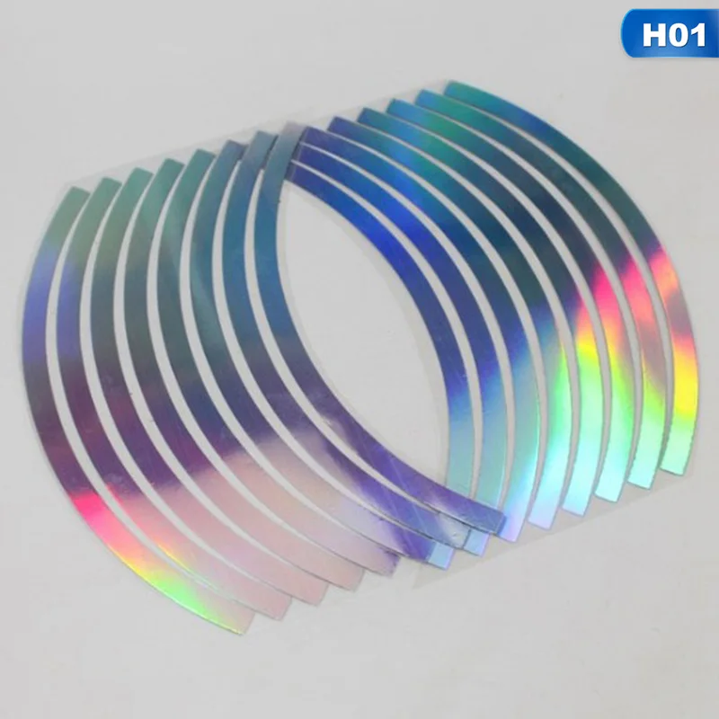 Мотоциклетная Светоотражающая полоса аксессуары для мотоциклов цвет золото 12 дюймов 14 18 дюймов|Наклейки и