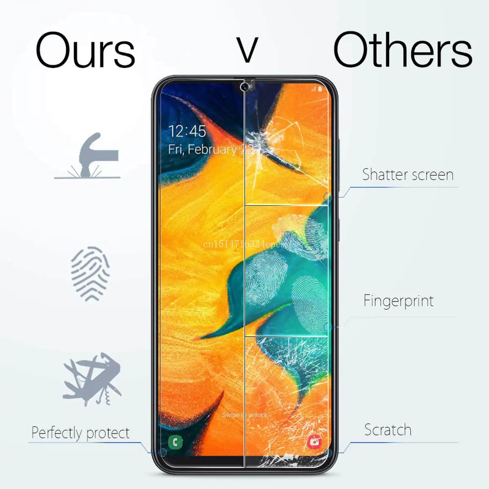2 шт. закаленное стекло для Samsung Galaxy A30 A50 защита экрана 9H защитная пленка на A70 A40 A60