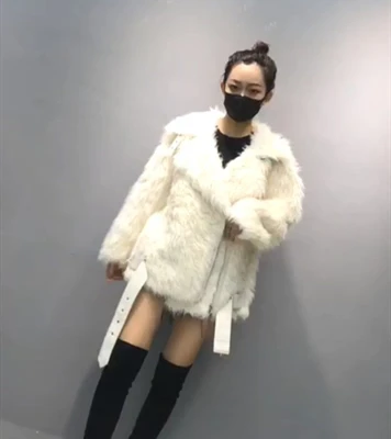 

ZiZhen Zipper Jacket Tuscan Wool Woman Moto & Biker Fashion Short Outerwear New Fur Coat Autumn Winter loose 20200629-3
