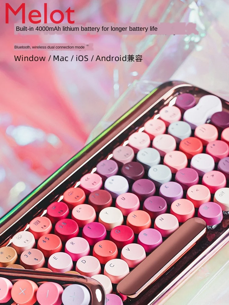 

Lofree Lofei Bloom Bluetooth Wireless Mechanical Keyboard Mouse Set