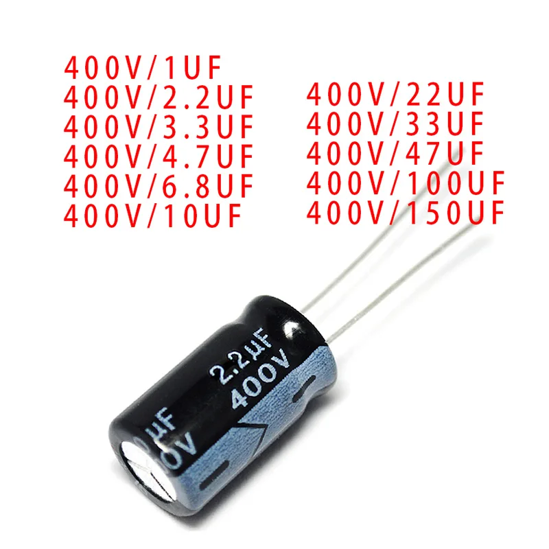 Алюминиевые Электролитические Конденсаторы 5 шт. 6 3 в 10 16 В 25 35 50 100 160 250 400 450 22 мкФ 47