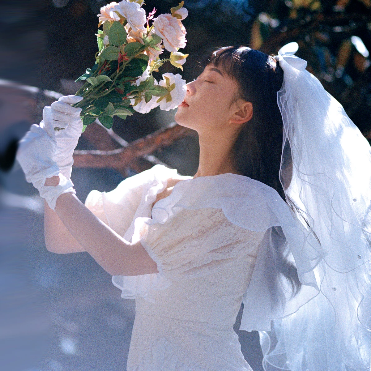 Короткие Длинные тюлевые Свадебные вуали из бисера два и четыре слоя с