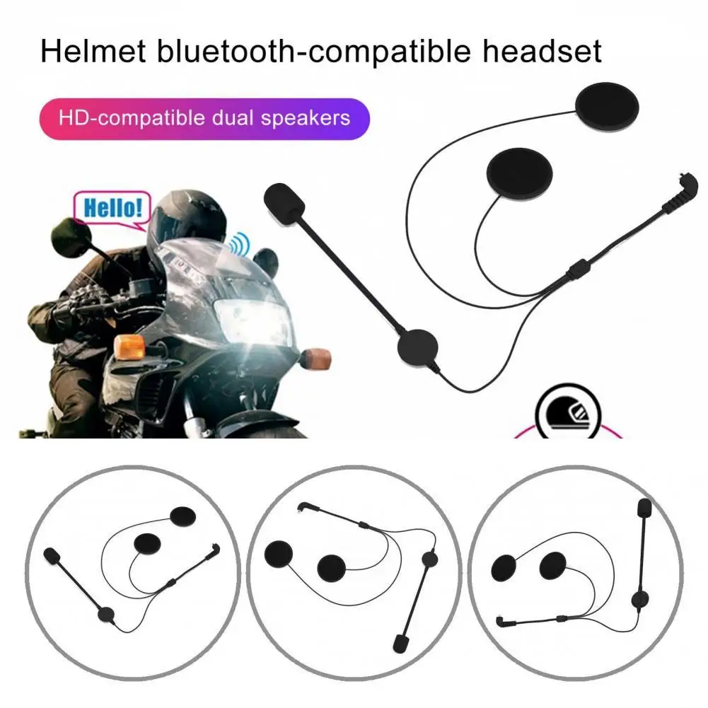 

Soft Cable Useful Easy Installation Helmet Intercom Microphone Wear-resistant for Motorcycle