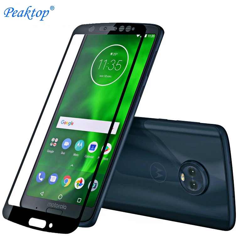 Закаленное стекло 2.5D с полным покрытием для Moto P30 Note Play Z2 force Z3 X4 G6 E5 Plus зеркальное |