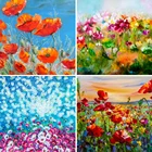 5D алмазная живопись сделай сам, Набор для вышивки крестиком с цветами, квадратная вышивка, мозаика, искусство, картина стразы, Ремесла, Декор