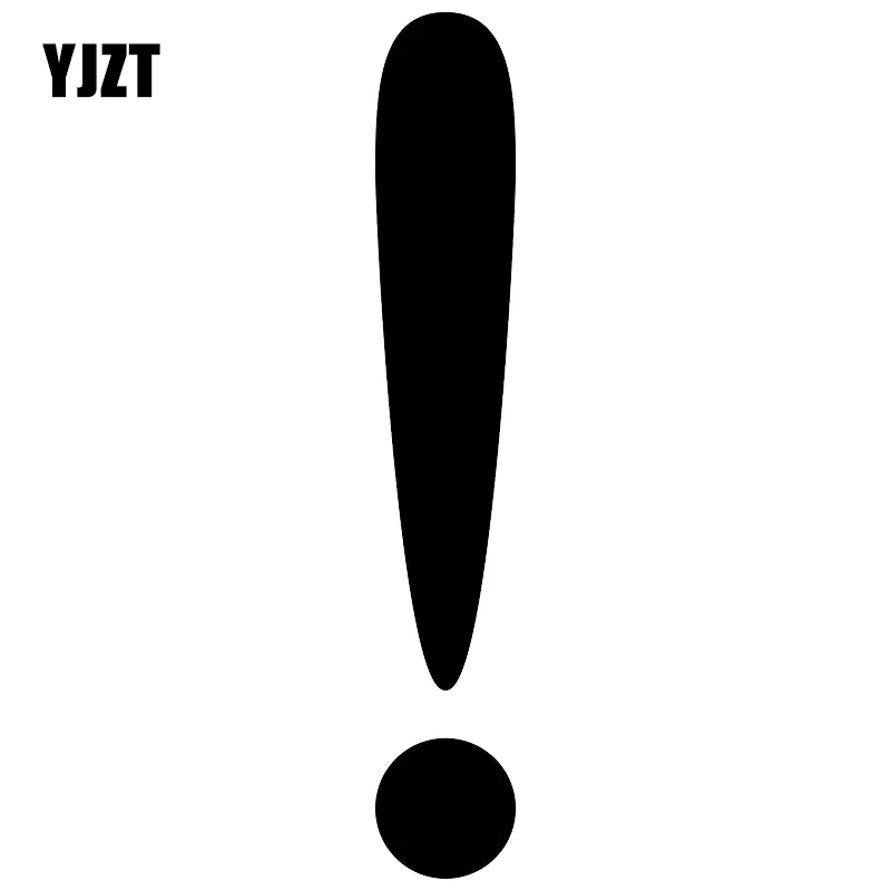 

Хвост бампера YJZT, 2, 6x16, 1 см, восклицательный знак, декоративный автомобильный стикер, наклейки C25-0549