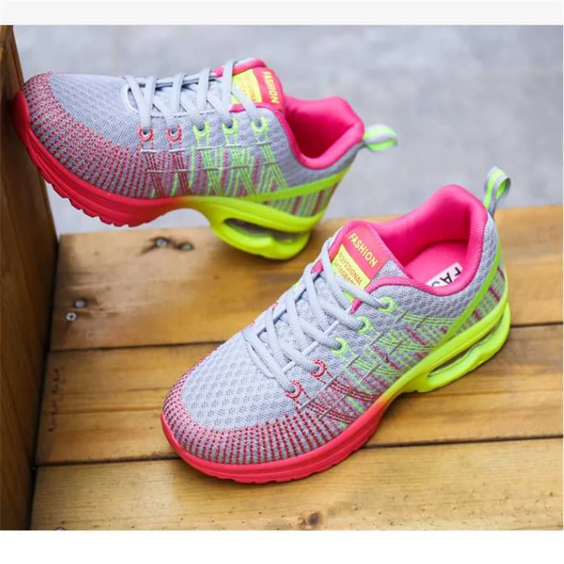 Sneakers Running Shoes Air Cushion Women Tennis Lightweight Fashion Walking Breathable Athletic Training Sport Mesh for Womans