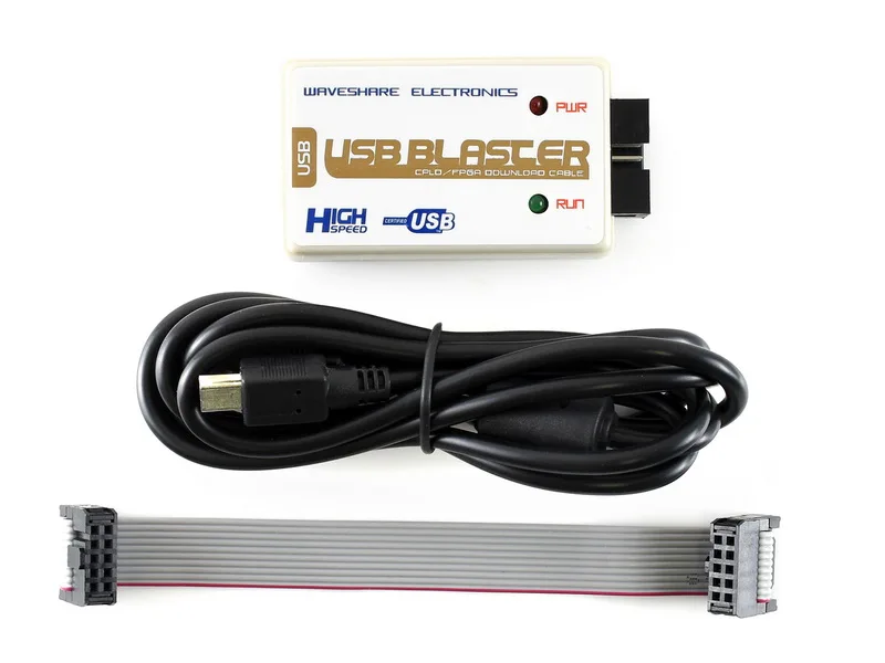 Кабель для загрузки Waveshare USB Blaster для ALTERA FPGA,CPLD, программатора, отладчика, USB 2,0, подключение к ПК, JTAG, AS, PS к целевой de