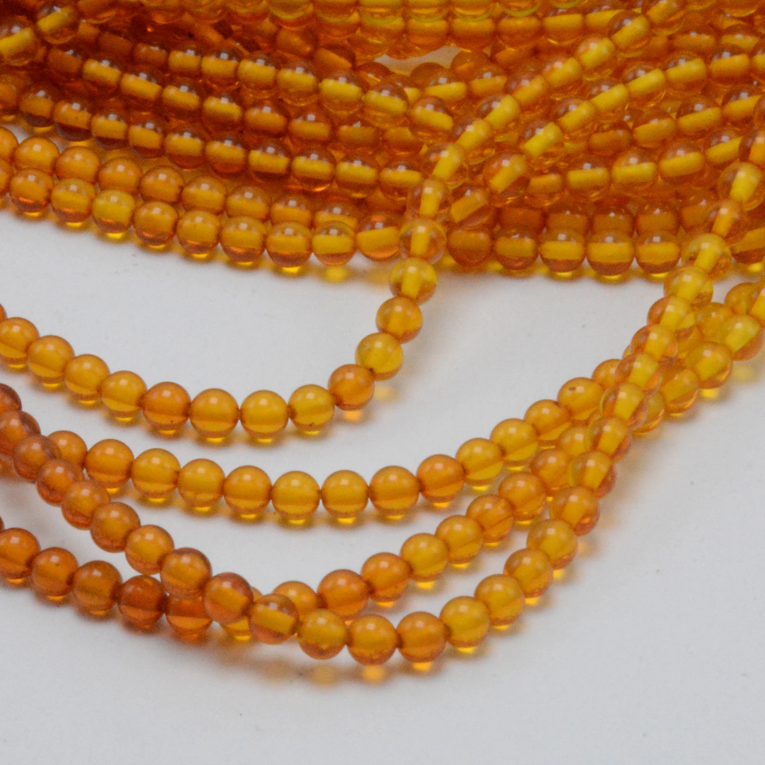 Натуральный отборный Балтийский мед и янтарные круглые бусины Congnac 3 3-3 5 мм/нить