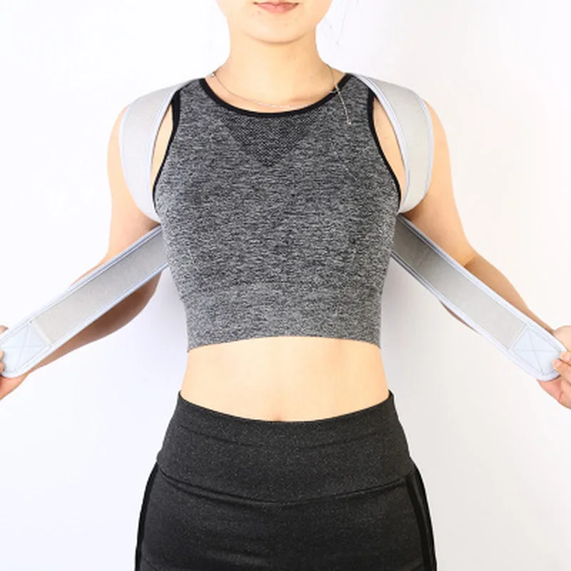 Adjustable Back Posture Corrector Clavicle Spine Back Shoulder Lumbar Brace Support Belt Posture Correction Prevents Slouching