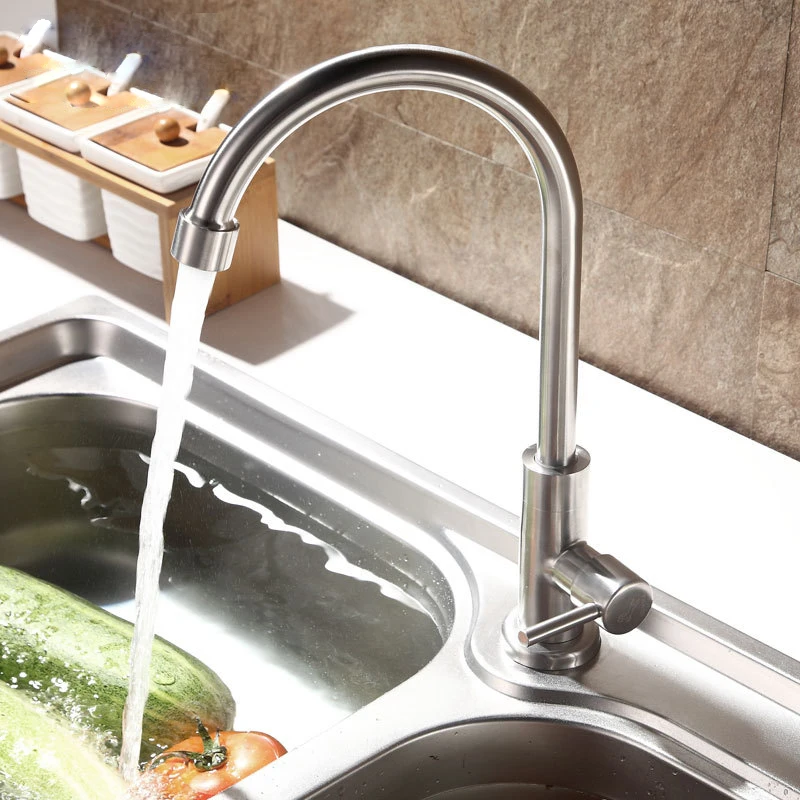 Смеситель для раковины из нержавеющей стали вращающийся на 360 ° | Обустройство