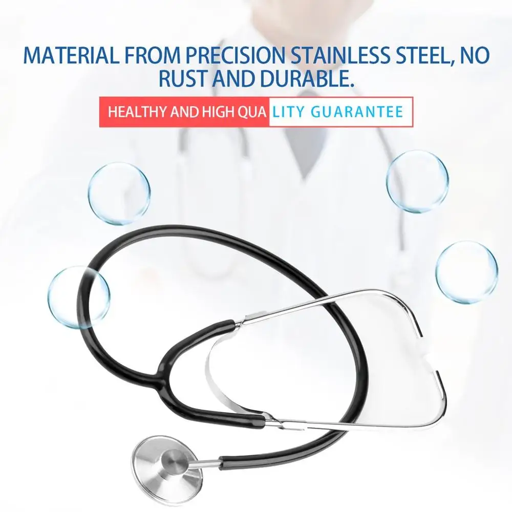 Портативный одноголовый стетоскоп профессиональный кардиологический врачебное
